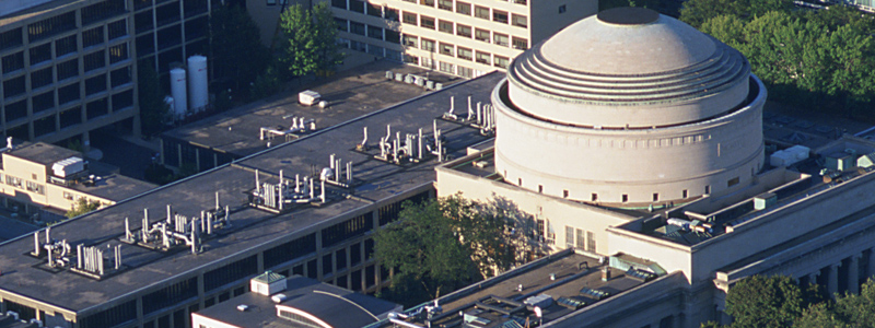 Aerial view of MIT dome